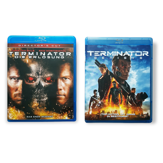 Terminator - Die Erlösung & Genisys - Arnold Schwarenegger - Blu Ray Zustand sehr gut