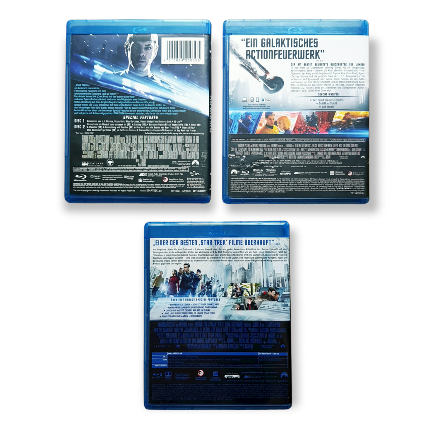 Star Trek + Into Darkness + Beyond - Blu Ray Zustand sehr gut