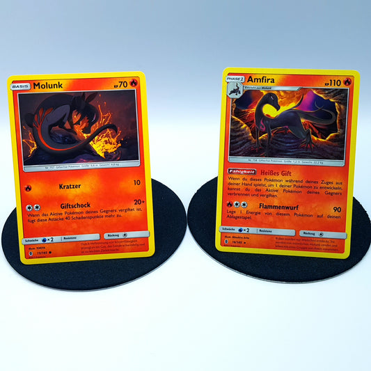 Molunk 15/145 Amfira 16/145 rare SM Stunde der Wächter 2017 DE Pokemon