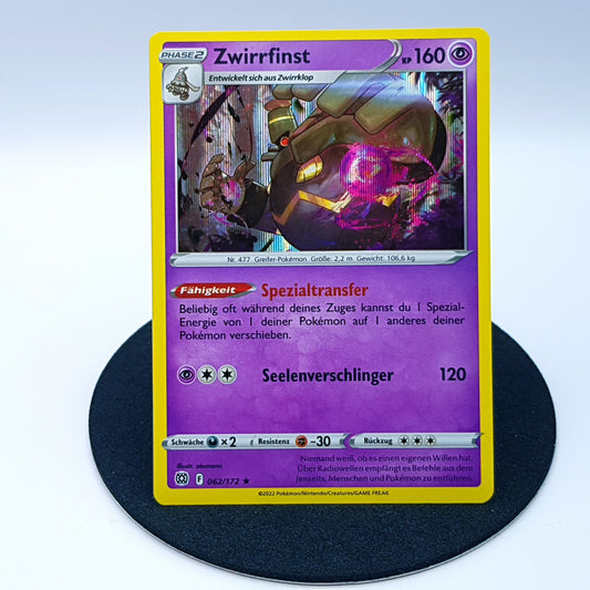 Zwirrfinst 062/172 rare holo Schwert & Schild Strahlende Sterne 2022 DE Pokemon