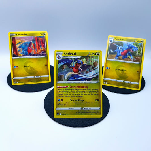 Kaumalat 107/172 Knarksel 108/172 Knakrack 109/172 rare holo SWSH Pokemon