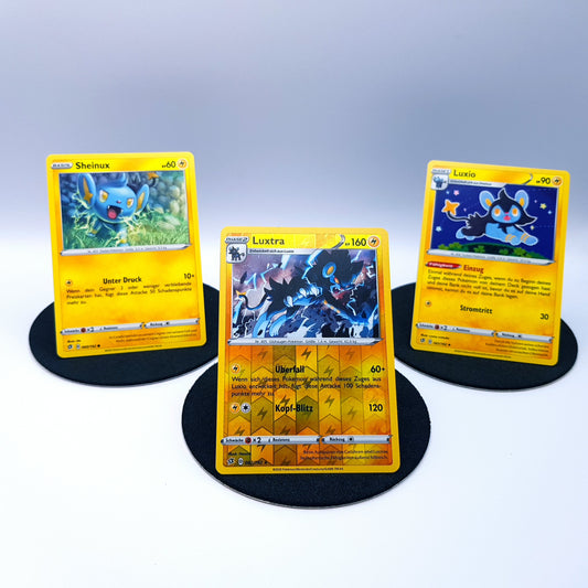 Sheinux 060/192 Luxio 061/192 Luxtra 062/192 rare reverse holo 2020 DE Pokemon