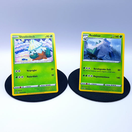 Shnebedeck 012/192 Rexblisar 013/192 rare SWSH Clash der Rebellen 2020 Pokemon