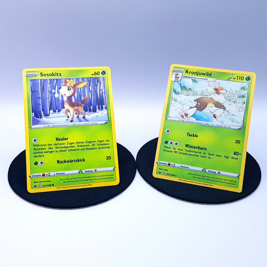 Sesokitz 011/198 Kronjuwild 012/198 rare SWSH Schaurige Herrschaft 2021 Pokemon