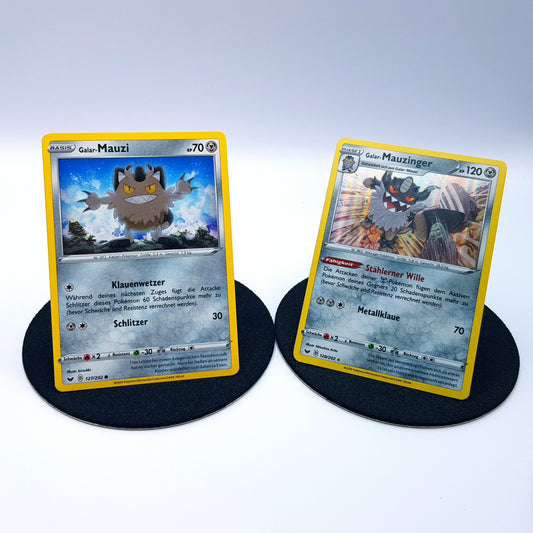 Galar-Mauzi 127/202 Galar-Mauzinger 128/202 rare holo SWSH DE Pokemon