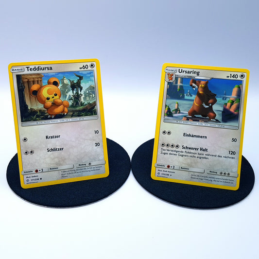 Teddiursa 171/236 Ursaring 172/236 rare Sonne & Mond 2019 DE Pokemon