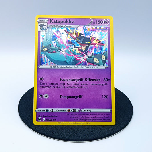 Katapuldra 130/264 rare holo Schwert & Schild Fusionsangriff 2019 DE Pokemon