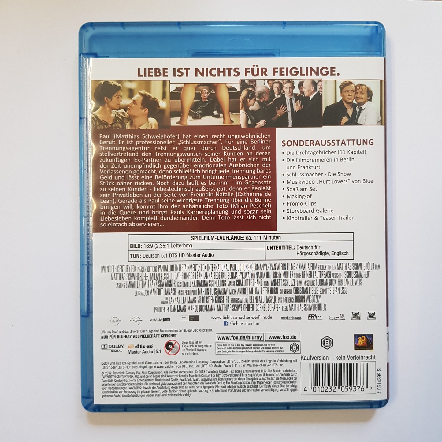 Schlussmacher - Mathias Schweighöfer - Blu Ray Zustand sehr gut