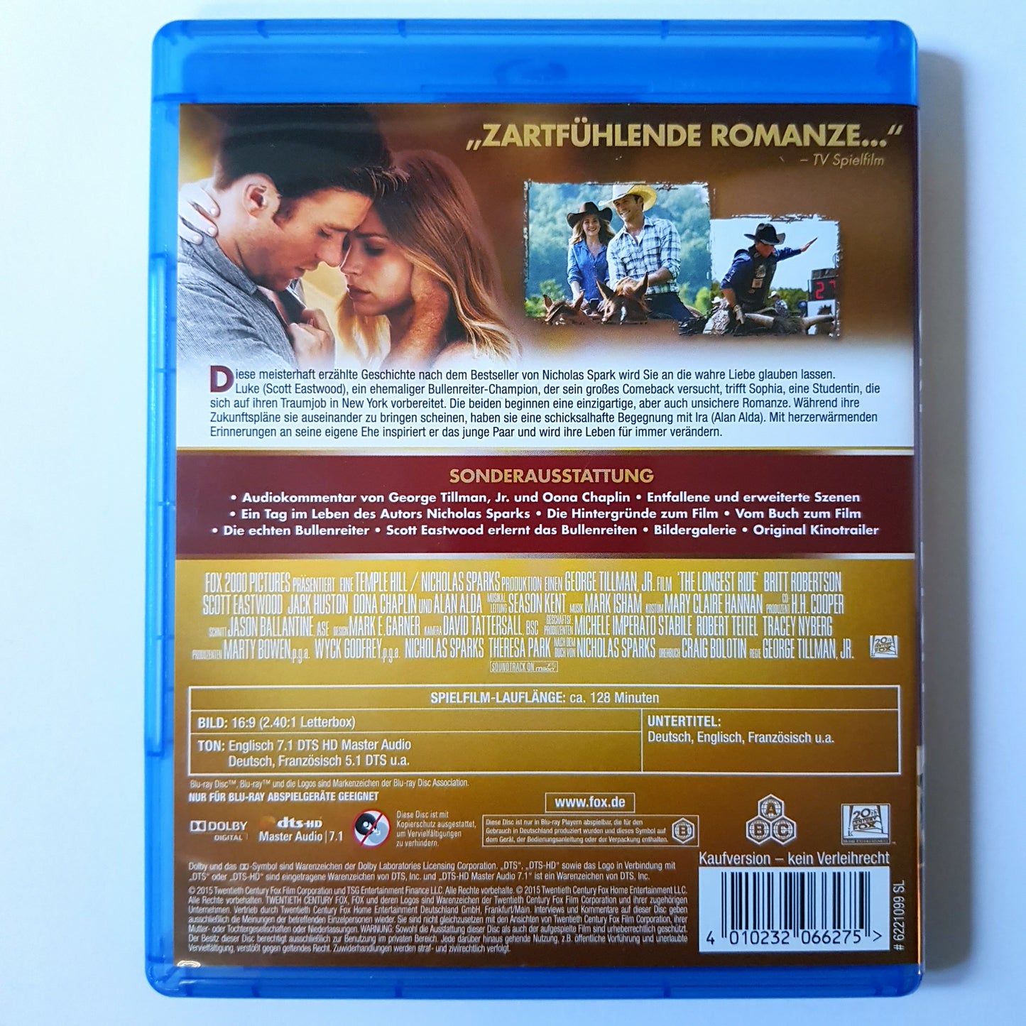 Kein Ort Ohne Dich - The Longest Ride - Blu Ray Zustand sehr gut