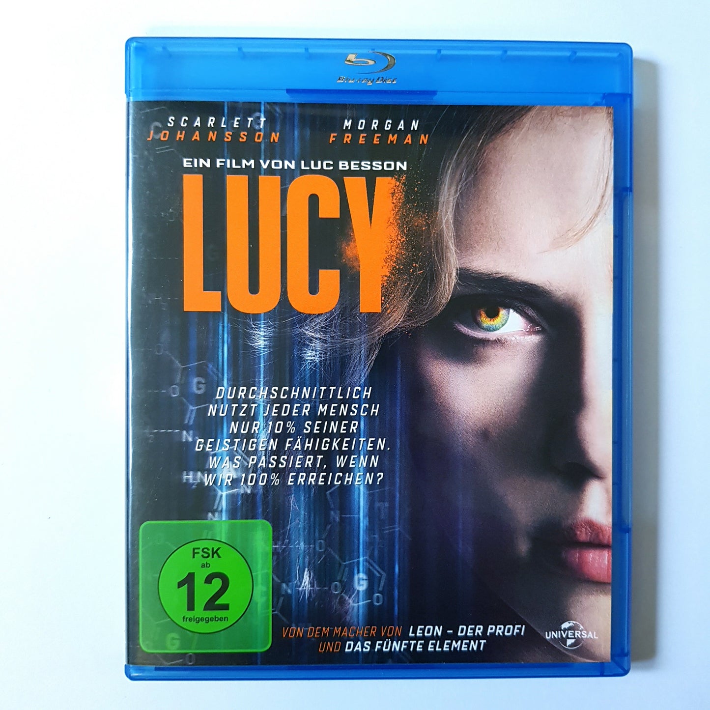 Lucy - Scarlett Johansson - Morgan Freeman - Blu Ray Zustand sehr gut