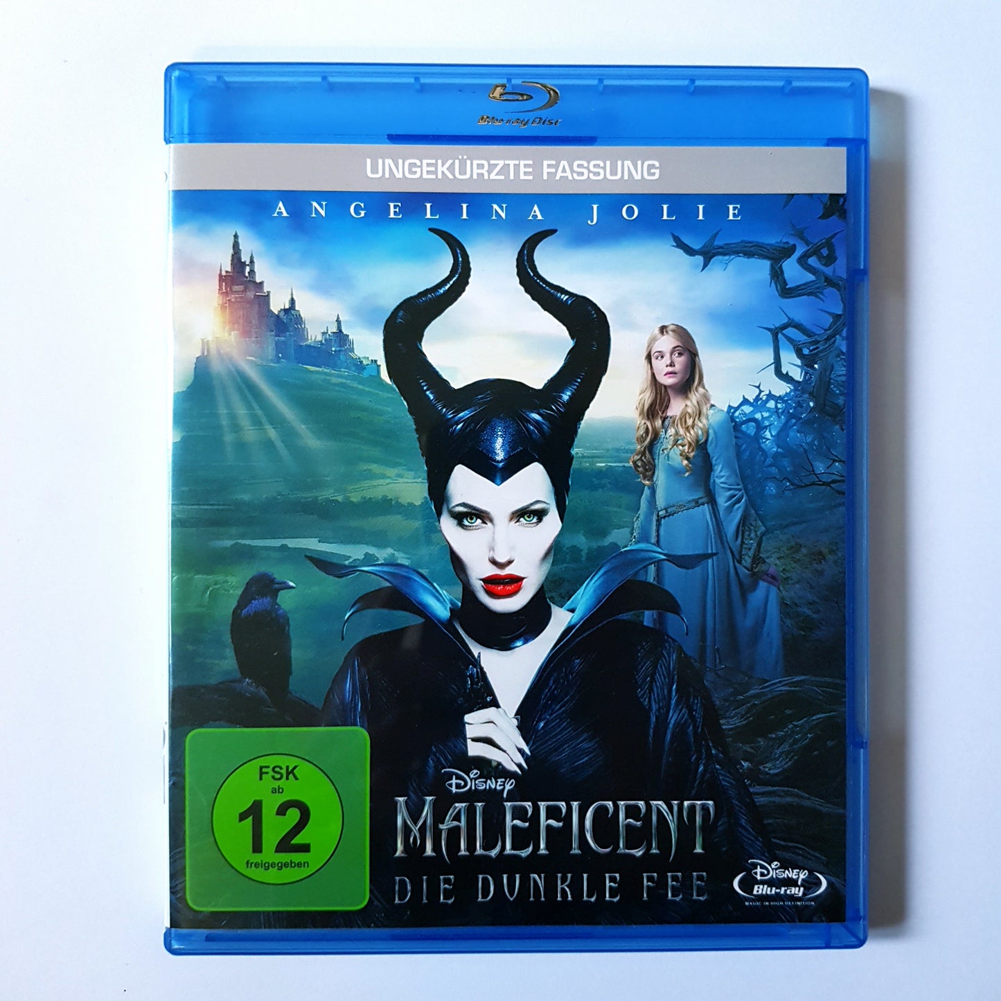 Disney Maleficent - Die Dunkle Fee - Angelina Jolie - Blu Ray Zustand sehr gut