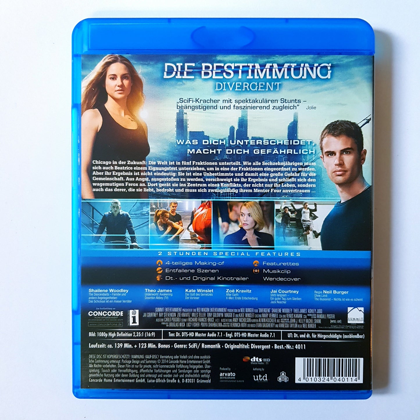 Divergent - Die Bestimmung - Deluxe Fan Edition - Blu Ray Zustand sehr gut