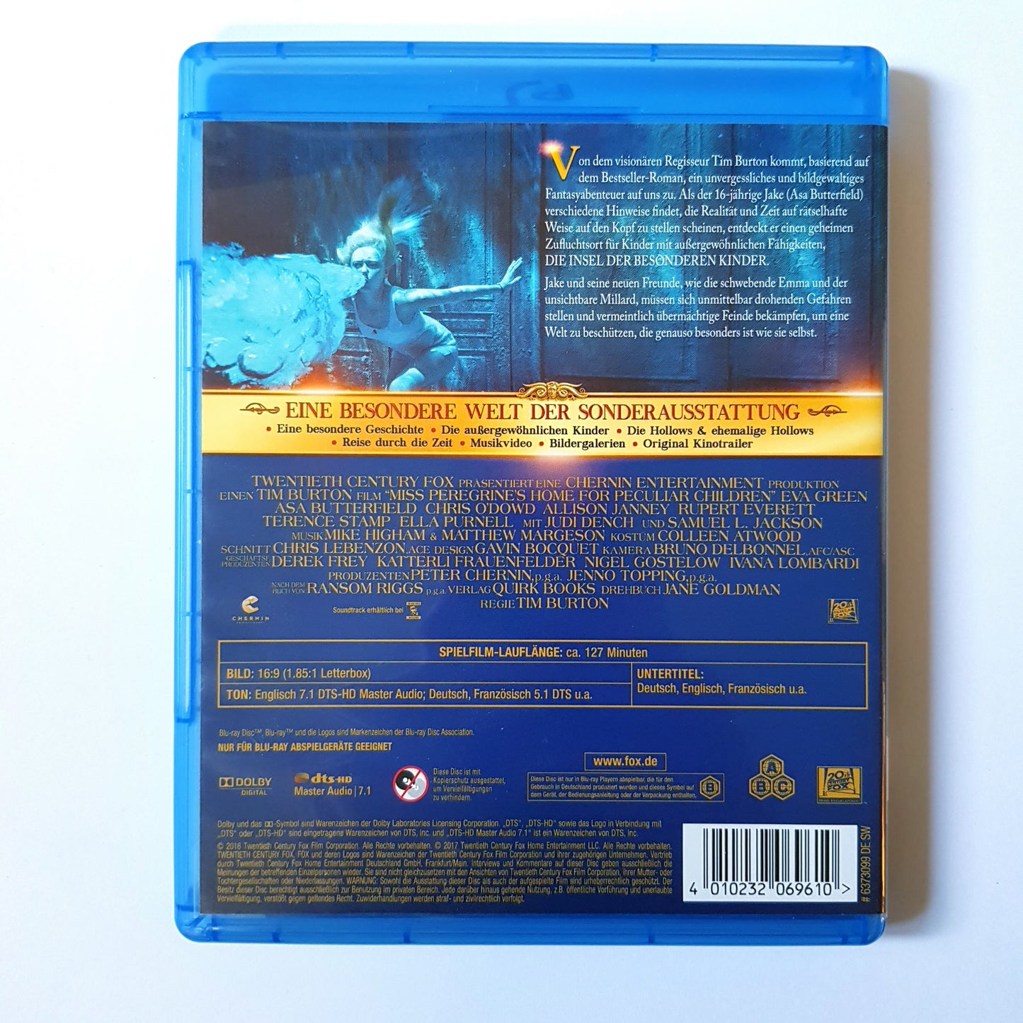 Die Insel der besonderen Kinder - Tim Burton - Blu Ray Zustand sehr gut