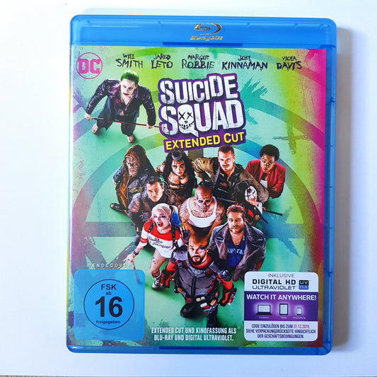 Suicide Squad - Jared Leto - Margot Robbie - Will Smith - Blu Ray Zustand sehr gut