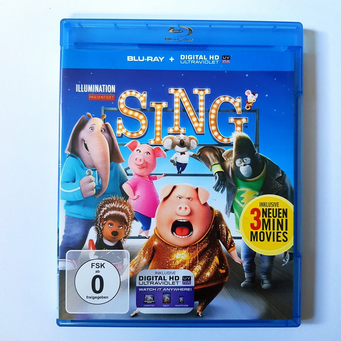 Sing - Illumination - Blu Ray Zustand sehr gut