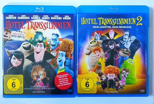 Hotel Transsilvanien 1+2 - Blu Ray Zustand sehr gut