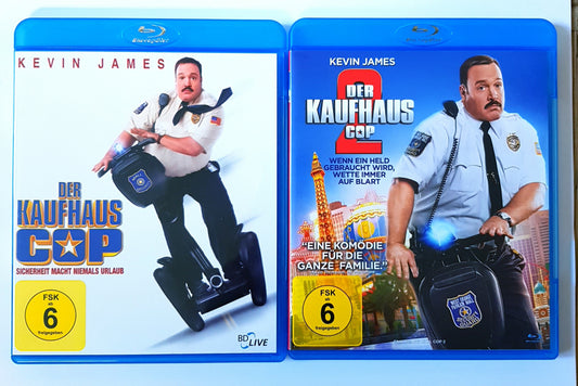 Der Kaufhaus Cop 1+2 - Kevin James - Blu Ray sehr gut