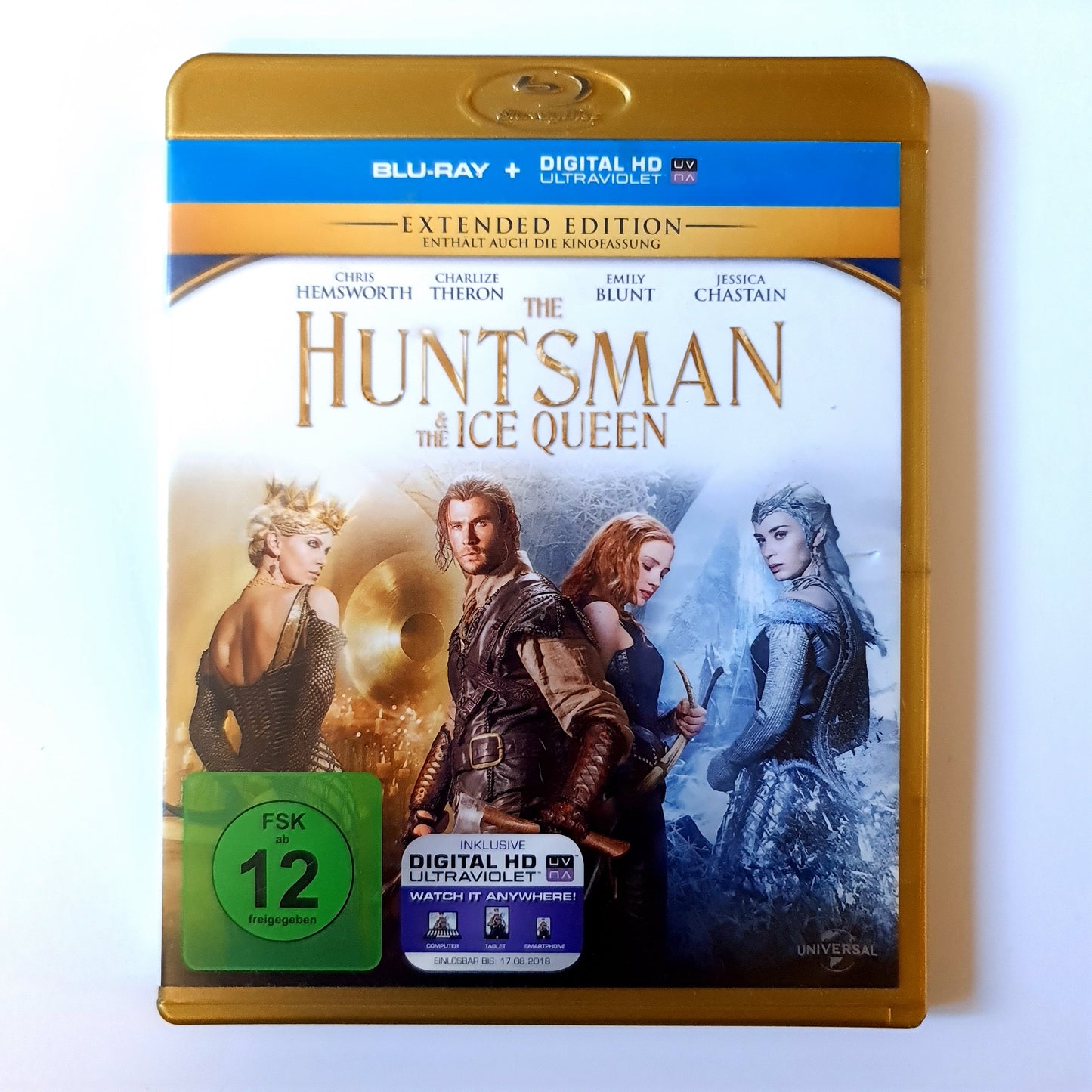 The Huntsman & The Ice Queen - Chris Hemsworth - Blu Ray Zustand sehr gut