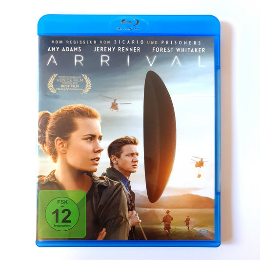 Arrival - Amy Adams - Jeremy Renner - Forest Whitaker - Blu Ray Zustand sehr gut