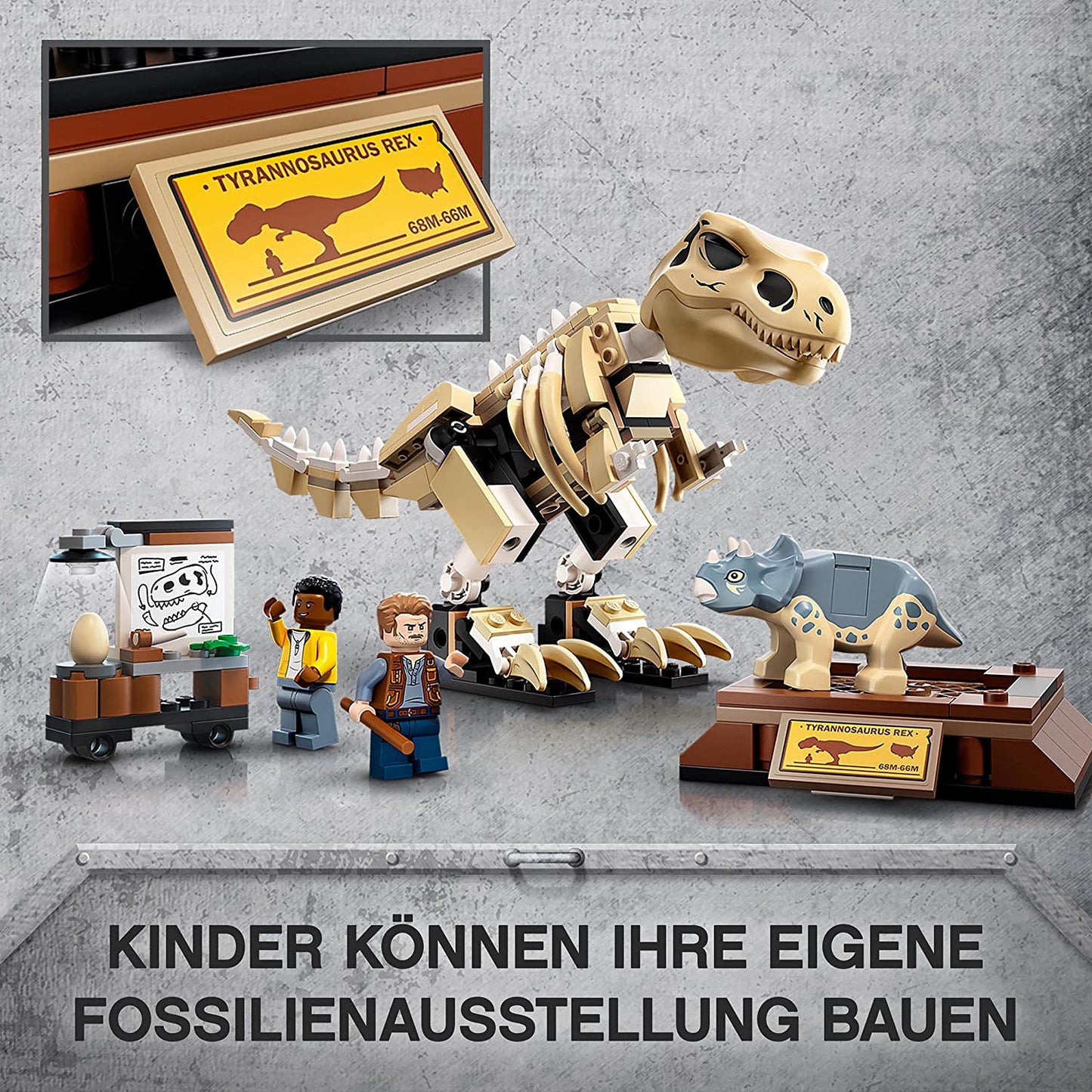 LEGO 76940 - Jurassic World T. Rex-Skelett in der Fossilienausstellung - NEU OVP