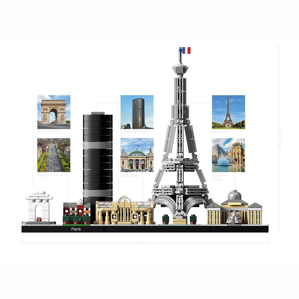 LEGO Architecture 21044 - Paris Skyline Eiffelturm Louvre - NEU OVP