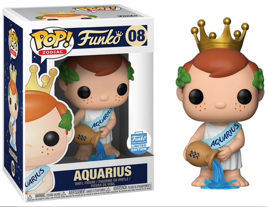 FUNKO POP Zodiac #08 Aquarius Funko-Shop limited Edition Vinyl Figur NEU