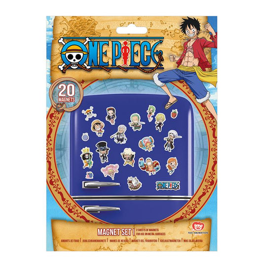 One Piece Magnet Set Kühlschrankmagnete (20 Stück)