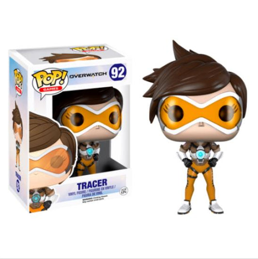 FUNKO POP Overwatch #92 Tracer Vinyl Figur NEU