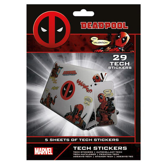 Marvel: Deadpool Tech Stickers (29 Aufkleber)