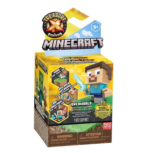 Minecraft Treasure X "Overworld"-Packung mit 10 Abenteuerleveln