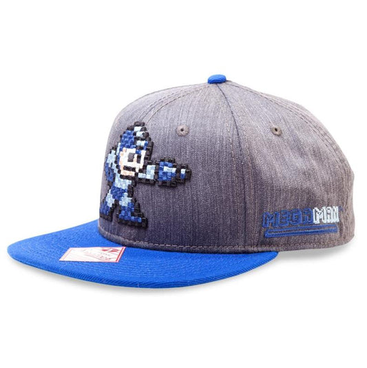 Capcom Megaman Mega Man Pixel Snapback Cap Mütze Basecap