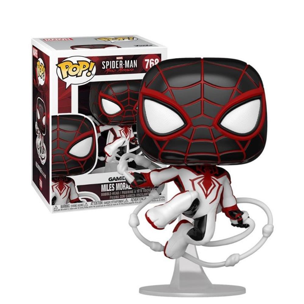 FUNKO POP Spider-Man #768 Miles Morales Bobble-Head Figur NEU sealed