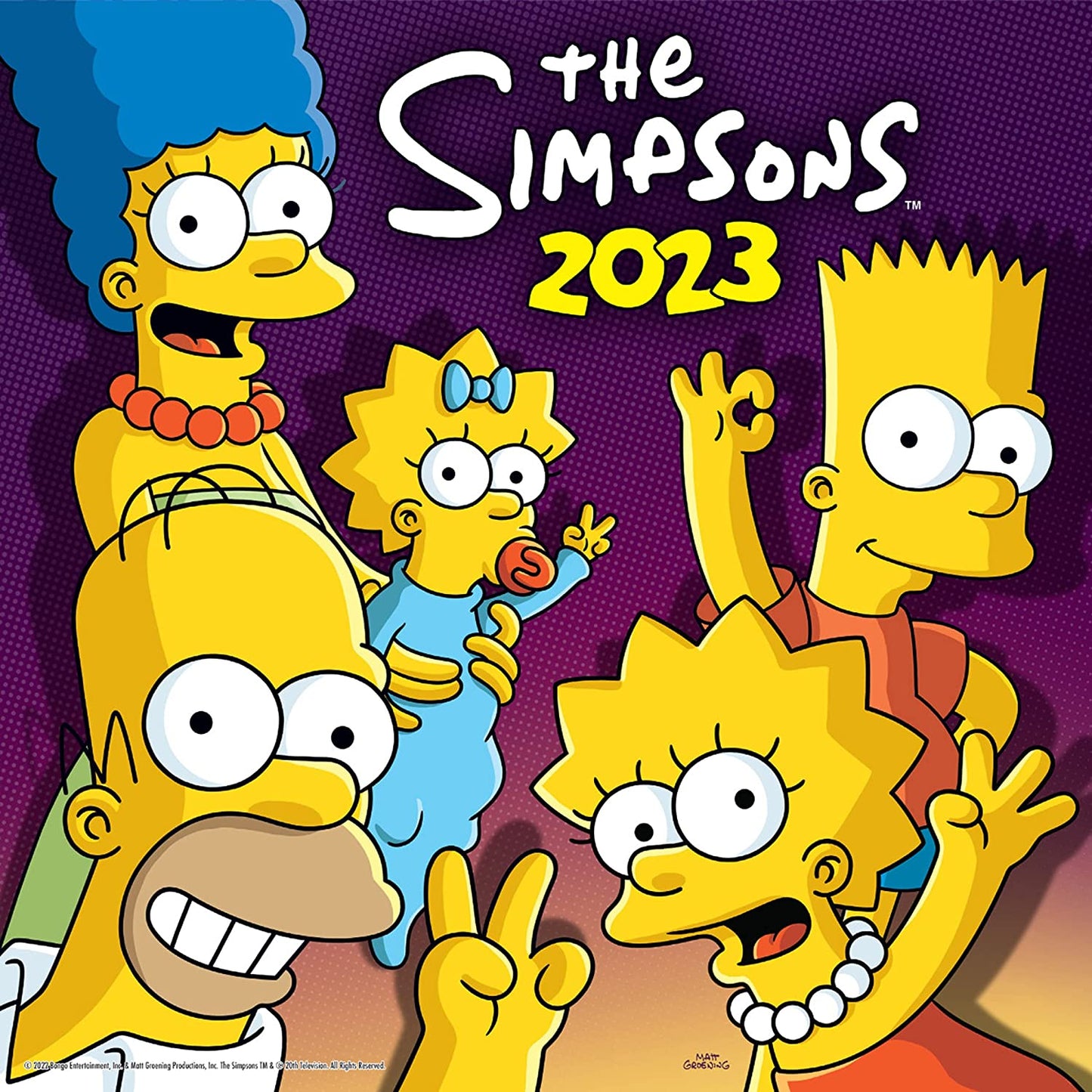 Simpsons Wandkalender 2023 Danilo