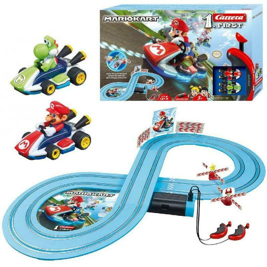 Carrera First Nintendo Super Mario Kart Auto Rennbahn mit Yoshi 240cm - gebraucht