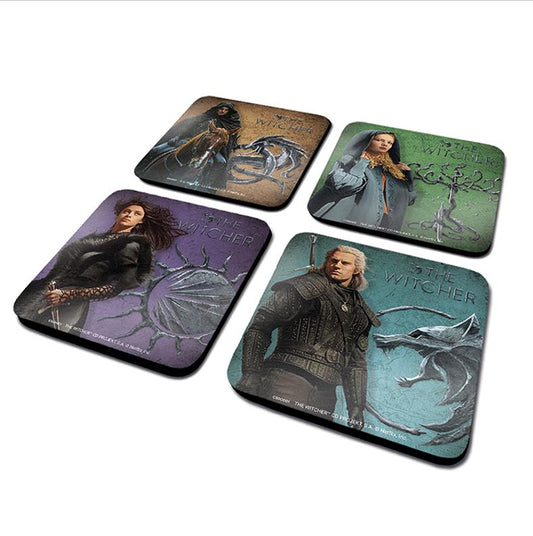 The Witcher Untersetzer Coaster Set (4 Stück)