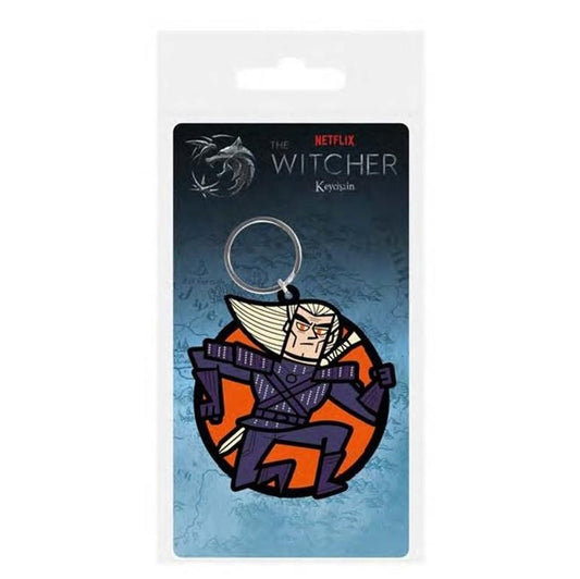 The Witcher Geralt Schlüsselanhänger Keychain Gummi