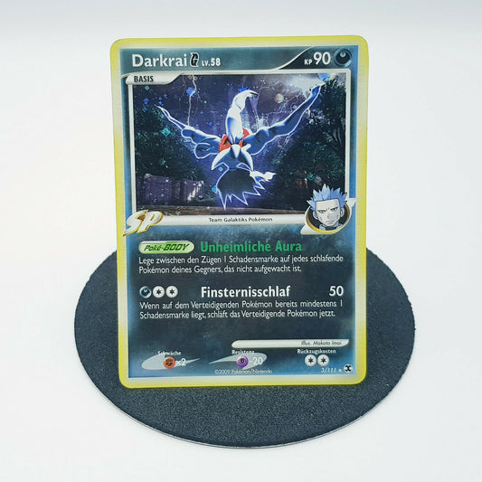 Pokemon Card Darkrai 3/111 rare holo Platin Aufstieg der Rivalen 2009