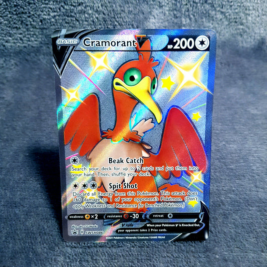 Pokemon - Cramorant V SWSH086 Black Star Promo HOLO Sword & Shield 2021 MINT EN