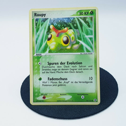 Pokemon Card Raupy 56/112 holo EX Feuerrot & Blattgrün 2004 Mint