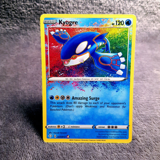 Pokemon - Kyogre 21/72 HOLO - Shining Fates (2021) - MINT