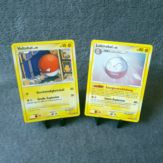 Pokemon - Voltobal 117/132 & Lektrobal 26/132 - Rätselhafte Wunder 2008 - NM