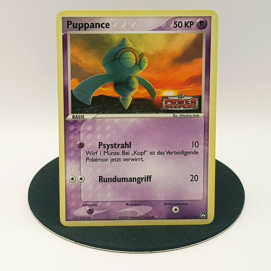 Pokemon Karte Puppance 44/108 holo EX Power Keepers stamp 2007 DE