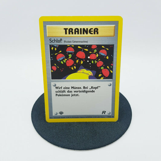 Pokemon Karte - Schlaf! 79/82 1. Edition Team Rocket 2000 Near Mint