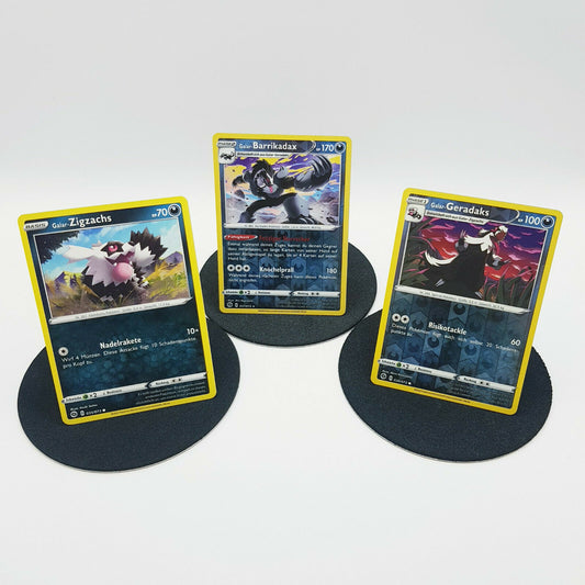 Pokemon Karten Zigzachs 035/073 Geradaks 036/073 Barrikadax 037/073 2020 MINT