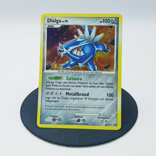 Pokemon Card Dialga 6/127 holo rare Platin 2009 near mint