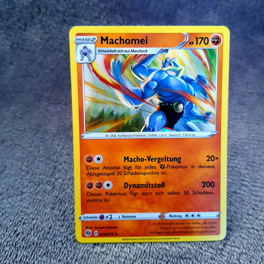 Pokemon - Machomei 26/73 - Schwert & Schild - Weg des Champs - HOLO MINT deutsch