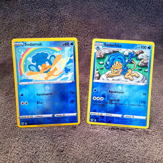 Pokemon - Sodamak 41/189 & Sodachita 42/189 - 2020 - HOLO MINT