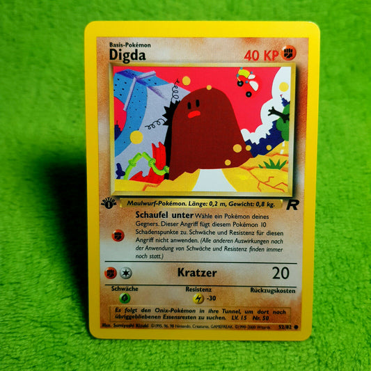 Pokemon - Digda 52/82 - 1. Edition - Team Rocket (2000) - MINT