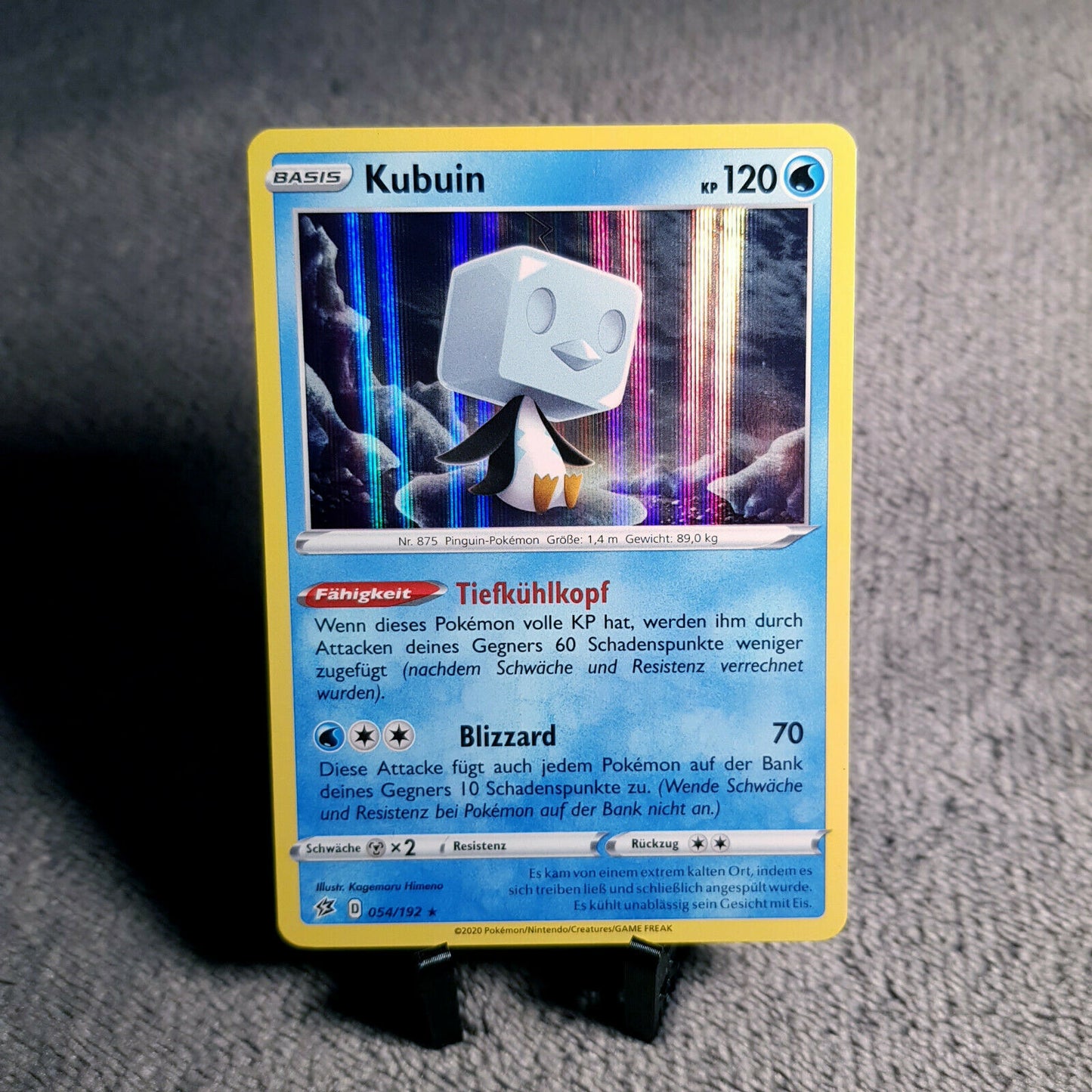 Pokemon Karte | Kubuin 54/192 rare holo | deutsch | PSA | mint