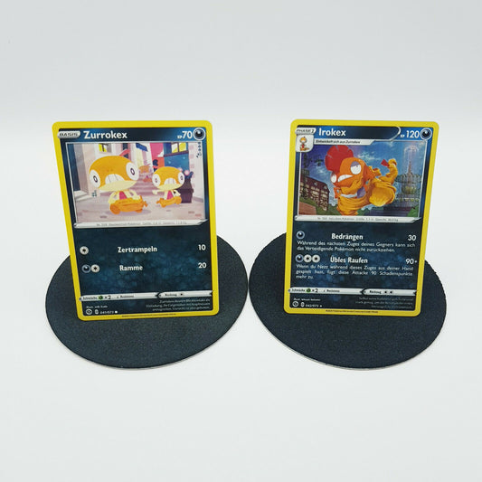 Pokemon Karten Zurrokex 041/073 Irokex 042/073 holo S&S Weg des Champs 2020 MINT